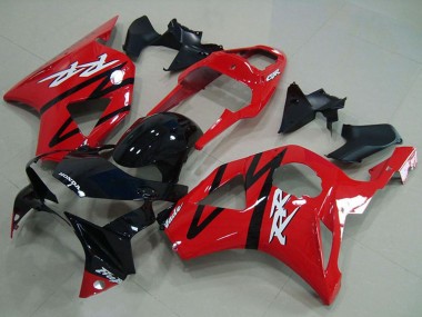 2002-2003 Honda CBR900RR 954 Motorcycle Fairings - Red Glossy Black Stripe Canada