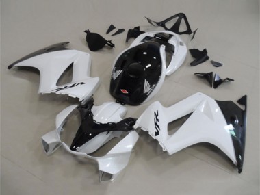 2002-2013 Honda VFR 800 Motorcycle Fairings - White Glossy Black Canada