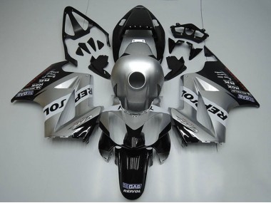 2002-2013 Honda VFR 800 Motorcycle Fairings - Silver White Glossy Black Repsol Canada