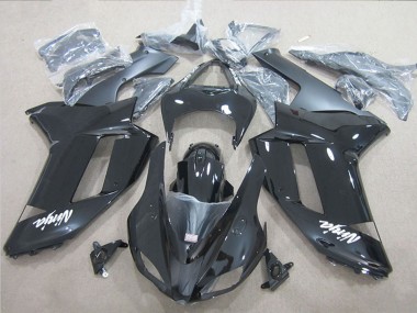 2007-2008 Kawasaki ZX6R Motorcycle Fairings - Black Ninja Canada
