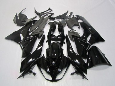 2009-2012 Kawasaki ZX6R Motorcycle Fairing - Glossy Black Canada