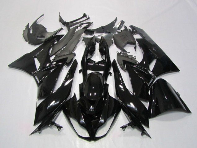 2009-2012 Kawasaki ZX6R Motorcycle Fairing - Glossy Black Canada