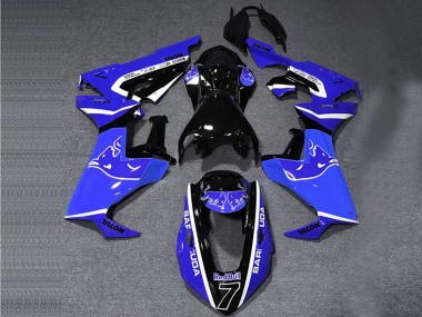 2017-2023 Honda CBR1000RR Motorcycle Fairings - Blue White Glossy Black Bull Canada