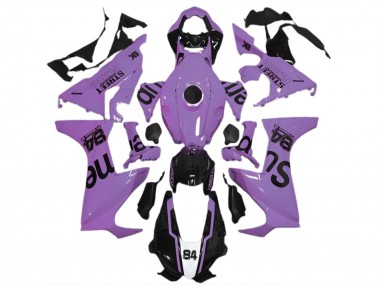 2017-2023 Honda CBR1000RR Motorcycle Fairings - Milky Purple Glossy Black Street Flava Canada