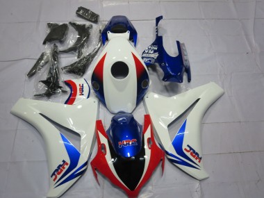 2008-2011 Honda CBR1000RR Motorcycle Fairings - White Red Blue OEM Style HRC Canada