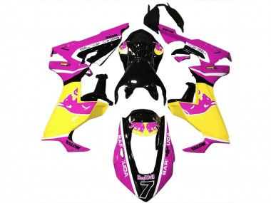 2017-2023 Honda CBR1000RR Motorcycle Fairings - Pink Yellow Glossy Black Red Bull Canada