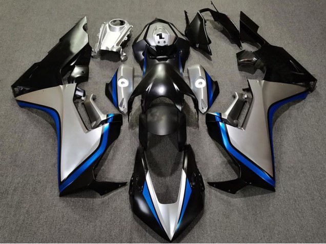 2017-2023 Honda CBR1000RR Motorcycle Fairings - Silver Blue Glossy Black Canada