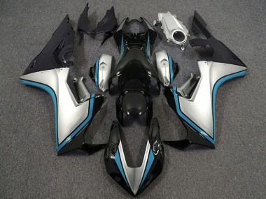 2017-2023 Honda CBR1000RR Motorcycle Fairings - Silver Light Blue Glossy Black Canada