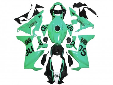 2017-2023 Honda CBR1000RR Motorcycle Fairings - Special Green Glossy Black Street Flava Canada