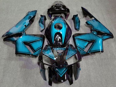 2005-2006 Honda CBR600RR Motorcycle Fairings - Deep Light Blue Canada