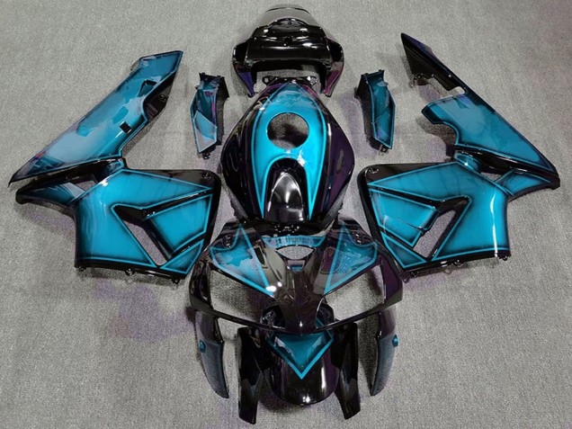 2005-2006 Honda CBR600RR Motorcycle Fairings - Deep Light Blue Canada