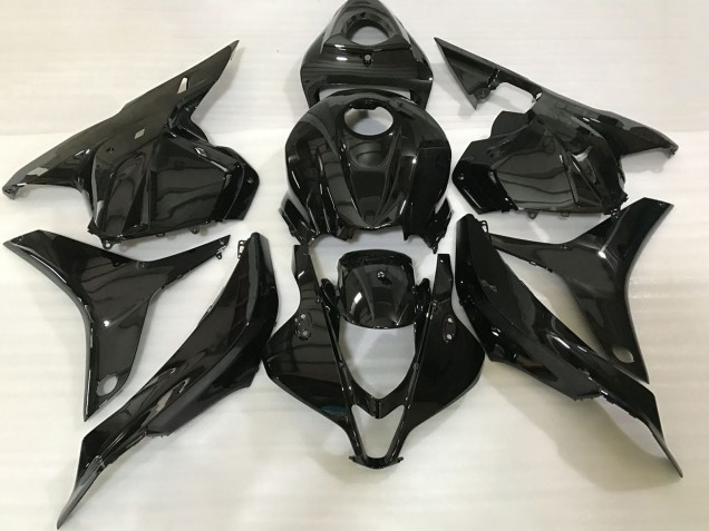 2009-2012 Honda CBR600RR Motorcycle Fairings - Glossy Black Canada