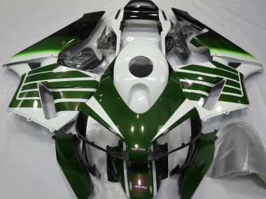 2003-2004 Honda CBR600RR Motorcycle Fairings - White Green Fade Canada