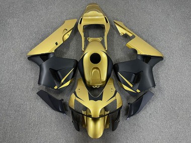 2003-2004 Honda CBR600RR Motorcycle Fairings - Gold Matte Black Canada