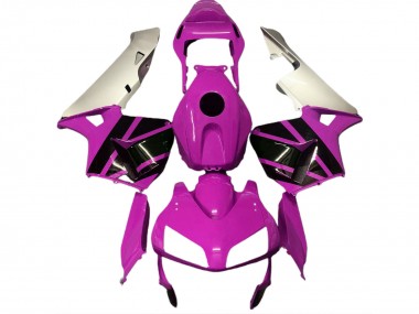 2003-2004 Honda CBR600RR Motorcycle Fairings - Silver Hot Pink Glossy Black Canada
