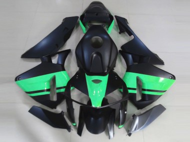 2005-2006 Honda CBR600RR Motorcycle Fairings - Matte Black Special Green Canada