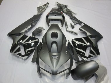 2005-2006 Honda CBR600RR Motorcycle Fairings - Matte Grey Black Canada