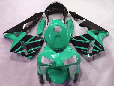 2003-2004 Honda CBR600RR Motorcycle Fairings - Mint Green Glossy Black OEM Style Canada