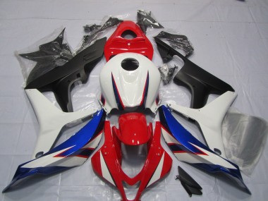 2007-2008 Honda CBR600RR Motorcycle Fairings - White Red Blue Matte Black OEM Style Canada