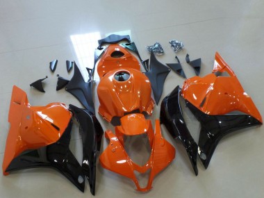 2009-2012 Honda CBR600RR Motorcycle Fairings - Orange Glossy Black Canada