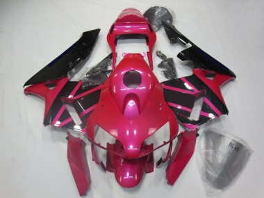 2003-2004 Honda CBR600RR Motorcycle Fairings - Pink Glossy Black Canada