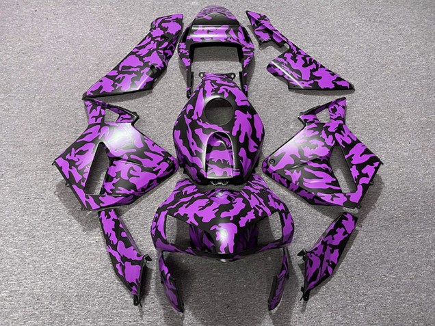 2003-2004 Honda CBR600RR Motorcycle Fairings - Purple Black Camouflage Canada