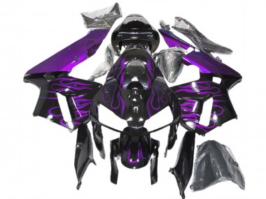 2005-2006 Honda CBR600RR Motorcycle Fairings - Purple Flame Canada