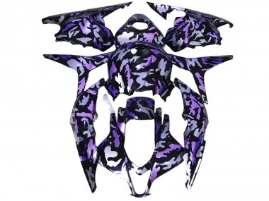 2009-2012 Honda CBR600RR Motorcycle Fairing - Purple Silver Camouflage Canada