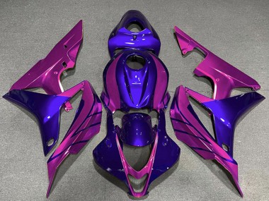 2007-2008 Honda CBR600RR Motorcycle Fairings - Blue Pink Canada