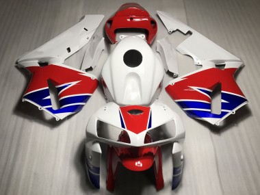 2005-2006 Honda CBR600RR Motorcycle Fairings - White Red Blue Canada