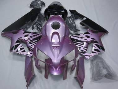 2005-2006 Honda CBR600RR Motorcycle Fairings - Rose Purple Flame Canada