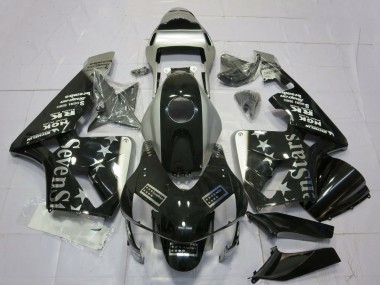 2003-2004 Honda CBR600RR Motorcycle Fairings - Silver Glossy Black SevenStars Canada