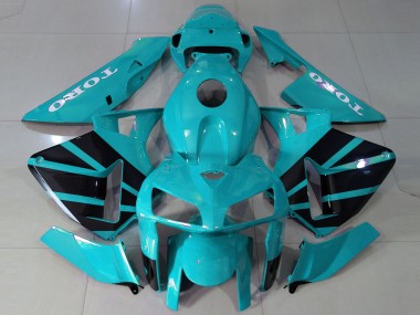 2005-2006 Honda CBR600RR Motorcycle Fairings - Teal OEM Style Canada