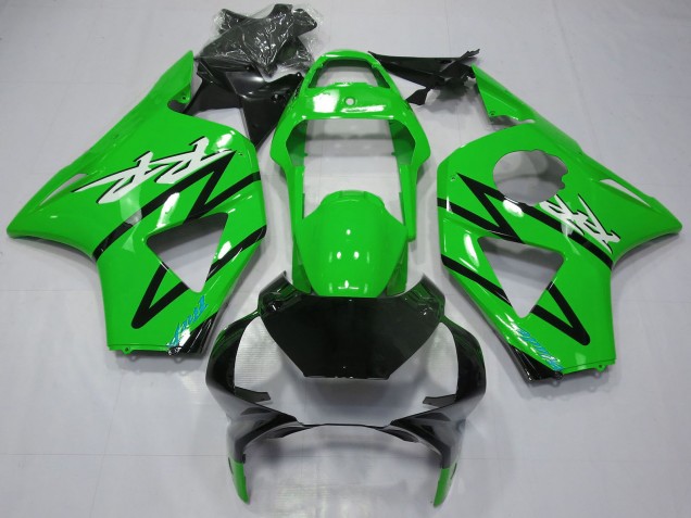 2002-2003 Honda CBR954RR Motorcycle Fairing - Green Glossy Black Canada