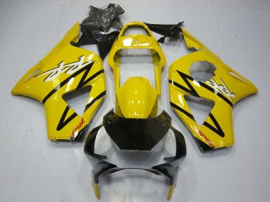 2002-2003 Honda CBR954RR Motorcycle Fairing - Yellow Glossy Black Canada