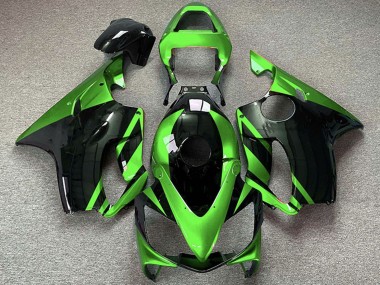 2001-2003 Honda CBR600 F4i Motorcycle Fairings - Green Glossy Black Canada