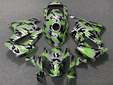 2002-2013 Honda VFR 800 Motorcycle Fairings - Green Camouflage Canada