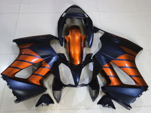 2002-2013 Honda VFR 800 Motorcycle Fairings - Orange Matte Blue Matte Black Canada