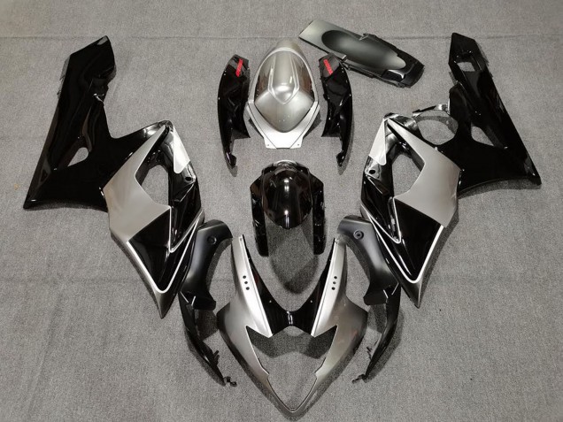 2005-2006 Suzuki GSXR 1000 Motorcycle Fairings - Silver Black Red Canada