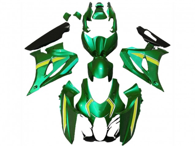 2017-2025 Suzuki GSXR 1000 Motorcycle Fairings - Green Yellow Style Canada