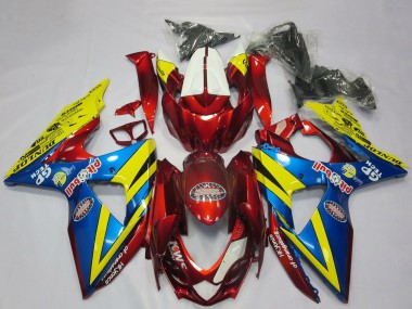 2009-2016 Suzuki GSXR 1000 Motorcycle Fairings - Yellow Red Blue Canada