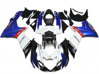 2011-2024 Suzuki GSXR 600 / GSXR 750 Abs Motorcycle Fairings - Blue White Red Canada