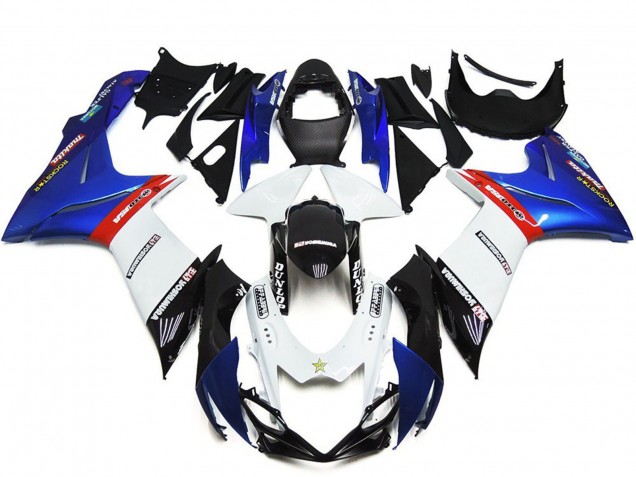 2011-2024 Suzuki GSXR 600 / GSXR 750 Abs Motorcycle Fairings - Blue White Red Canada