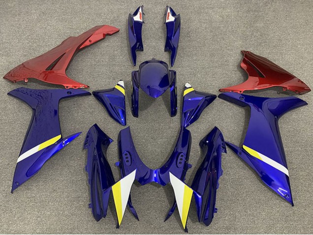2011-2024 Suzuki GSXR 600 / GSXR 750 Motorcycle Fairings - Blue Red White Yellow Canada