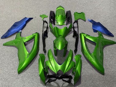 2008-2010 Suzuki GSXR 600 / GSXR 750 Motorcycle Fairings - Green Blue Canada