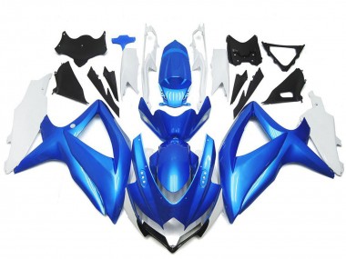 2008-2010 Suzuki GSXR 600 / GSXR 750 Motorcycle Fairings - White Light Blue Canada