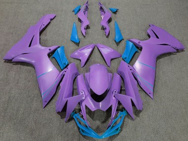 2011-2024 Suzuki GSXR 600 / GSXR 750 Motorcycle Fairings - Purple Light Blue Canada