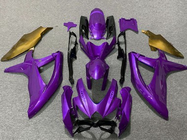 2008-2010 Suzuki GSXR 600 / GSXR 750 Motorcycle Fairings - Purple Gold Canada