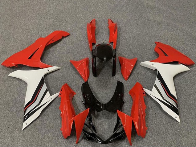 2011-2024 Suzuki GSXR 600 / GSXR 750 Motorcycle Fairings - Red White Black Canada