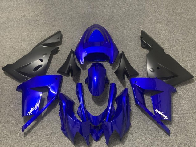 2004-2005 Kawasaki ZX10R Motorcycle Fairings - Glossy Blue and Black Canada